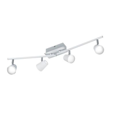 Spot LED de tavan alb din sticlă, Laysha, 6W, LED 3000K