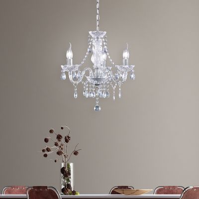Candelabru clasic transparent, Pedra
