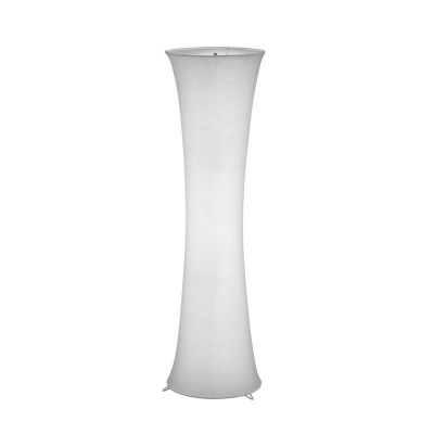 Lampadar alb din metal, Vivy, con întrerupător