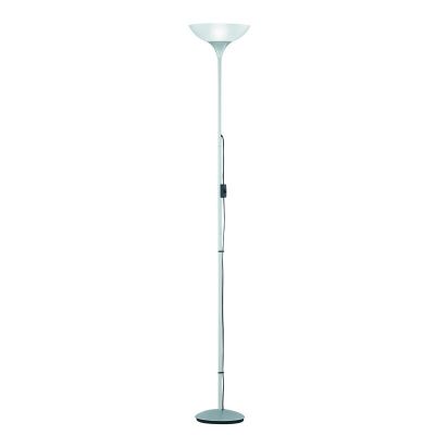 Lampadar gri din plastic, Willem, con întrerupător
