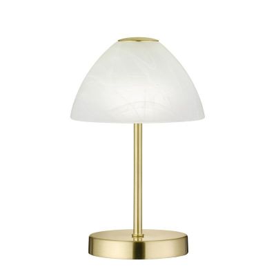 Lampă de masă modernă alamă, Aaron, 2,5W, LED 3000K, con întrerupător