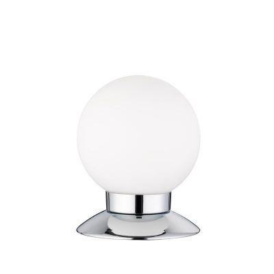 Lampă de masă modernă crom, Nolan, 3W, LED 3000K, con întrerupător
