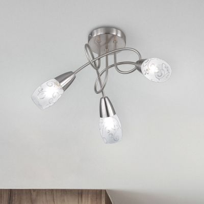 Lampă de tavan clasică nichel, Venya