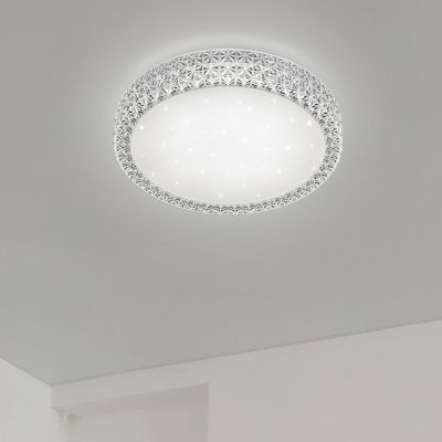 Lampă de tavan clasică albă, Valentina, 21W, LED 3000K