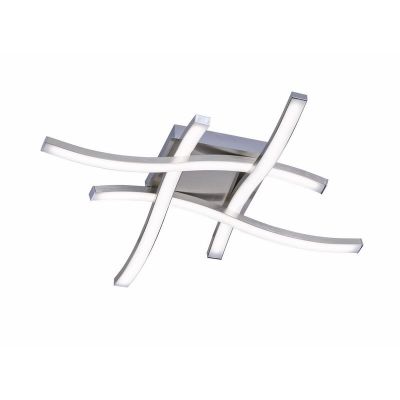 Lampă de tavan design nichel, Go, 5W, LED 3000K