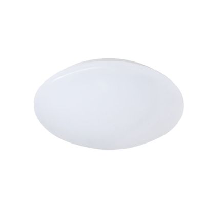 Lampă de tavan albă din plastic, Vanysia, 12W, LED 3000K, IP44