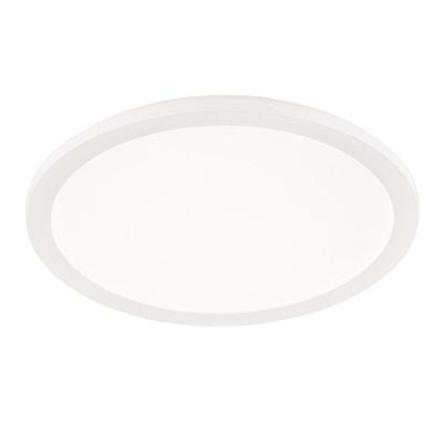 Lampă de tavan modernă albă, Gistrup, 24W, LED 3000K, IP44