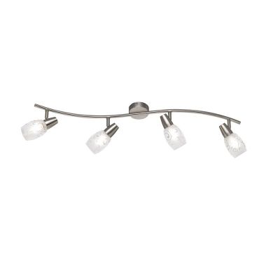 Spot LED de tavan clasic nichel, Venya