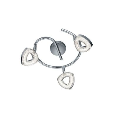 Aplică de perete modernă crom, Vayannah, 4,5W, LED 3000K