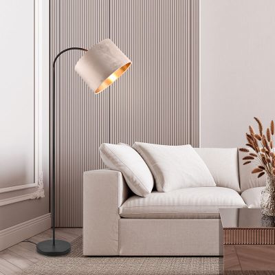 Lampadar arcuit modern bej, Ercan
