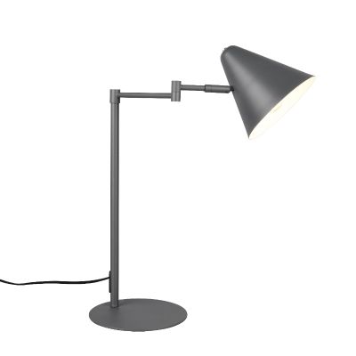 Lampă de birou modernă antracit, Jille, con întrerupător