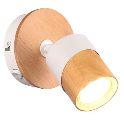 Spot de perete lemn rustică, Carine