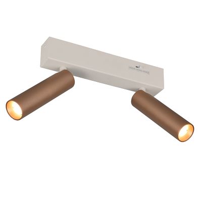 Spot LED de tavan modern maro, Smail, 5,5W, LED white switch, dimmabil în 3 trepte