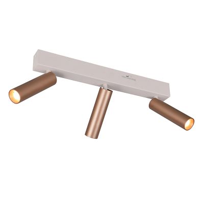 Spot LED de tavan modern maro, Smail, 5,5W, LED white switch, dimmabil în 3 trepte