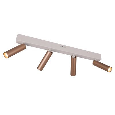 Spot LED de tavan modern maro, Smail, 5,5W, LED white switch, dimmabil în 3 trepte