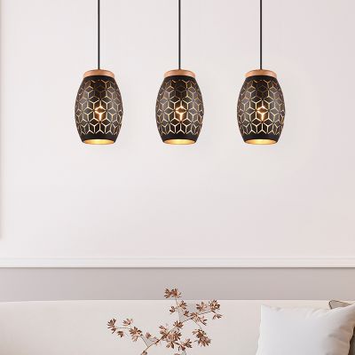 Lustră modernă neagră, Delana