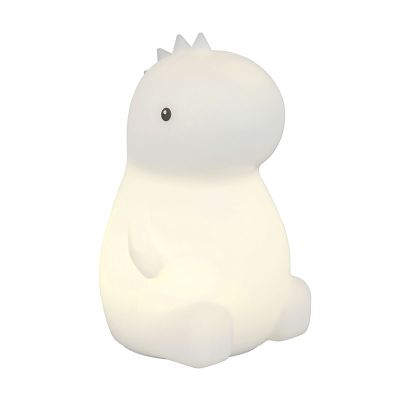 Lampă de masă copii albă din plastic, Vedat, 0,5W, LED RGBW, con întrerupător