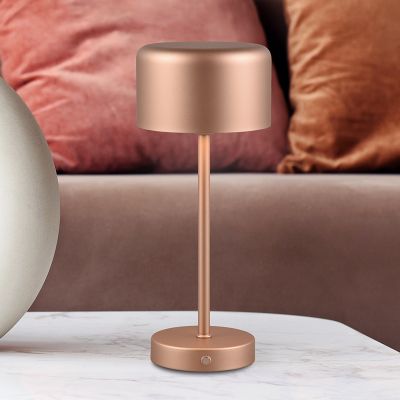 Lampă de masă modernă bronz, Dustin, 1,5W, LED 3000K, cu întrerupător tactil