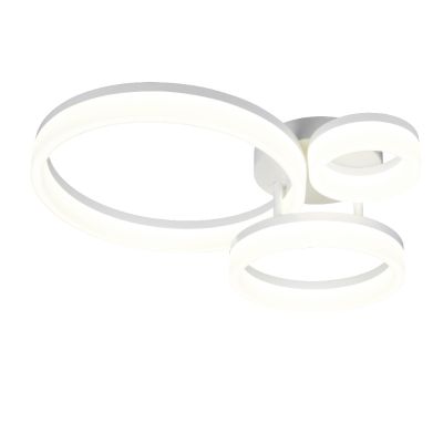 Plafonieră design albă, Ufuk, 32W, LED 4000K