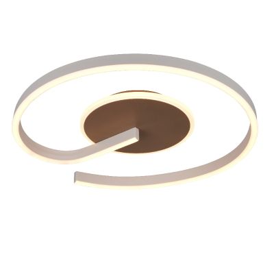 Plafonieră design maro, Ymer, 21W, LED white switch, dimmabil în 3 trepte