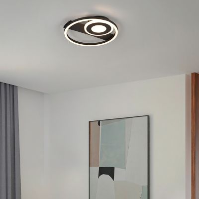 Lampă de tavan design neagră, Jantuano, 22W, LED 3000K