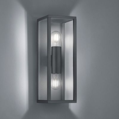 Lampă exterior industrială antracit, Sanna, IP44