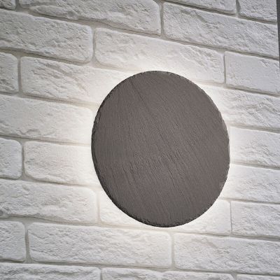 Aplică de perete modernă neagră, Faisal, 9W, LED 3000K