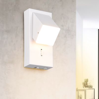 Aplică de perete modernă albă, Lok, 3W, LED 3000K