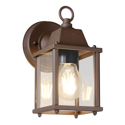 Lampă exterior clasică ruginie, Metje