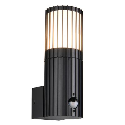 Plafonieră exterior cu senzor de mișcare modernă antracit, Oumnia, IP54