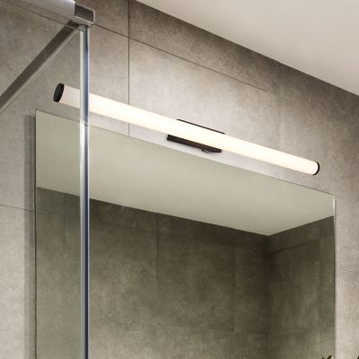 Lampă cu senzor modernă neagră, Staby, 8,6W, LED 3000K, IP44
