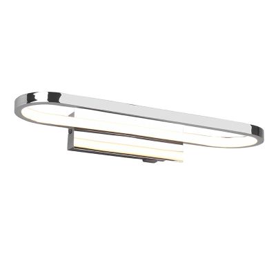 Aplică baie modernă crom, Martin, 17W, LED 3000K, IP44