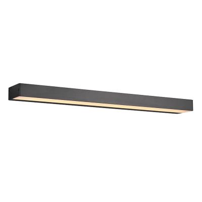 Aplică baie modernă neagră, Basma, 8W, LED 3000K, IP44