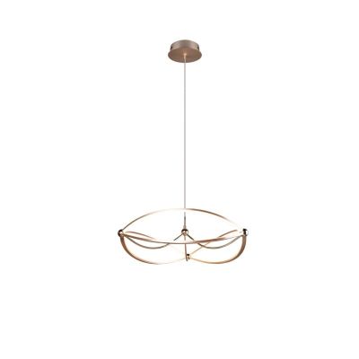 Lustră pentru masă de dining modernă alamă, Remy, 42W, LED 3000K