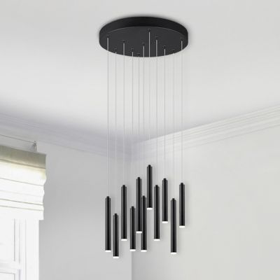 Lustră modernă neagră, Jessamy, 2,5W, LED 3000K