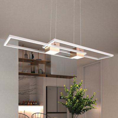 Lustră pentru masă de dining design maro, Sohaib, 37W, LED reglabil de la alb cald la alb rece, dimmabil în 3 trepte