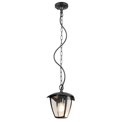 Lampă exterior modernă neagră, Samatar, IP44
