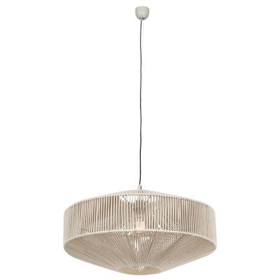 Lustră pentru masă de dining rustică crem, Martyn
