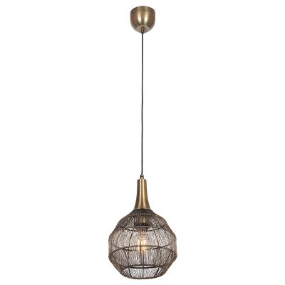 Lustră pentru masă de dining rustică bronz, Rins