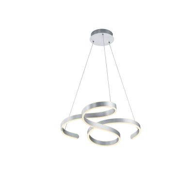 Lustră modernă argintie, Davu, 52W, LED 3000K