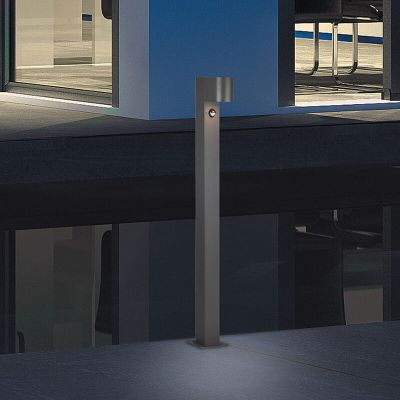 Stâlp iluminat cu senzor de mișcare modern antracit, Laurien, IP44