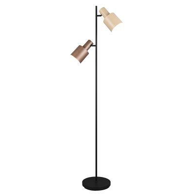 Lampadar multicolor din metal, Amila, con întrerupător