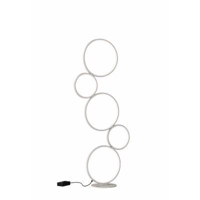 Lampadar modern alb, Robon, 36W, LED 3000K, con întrerupător