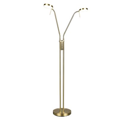 Lampadar modern alamă, Bilge, cu întrerupător tactil