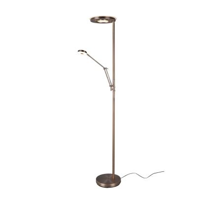 Lampă de citit modernă bronz, Yazid, 32W, LED cu nuanță de lumină reglabilă