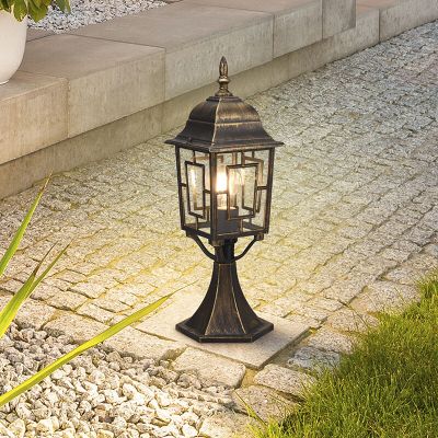 Lampă exterior clasică ruginie, Viyan, IP23