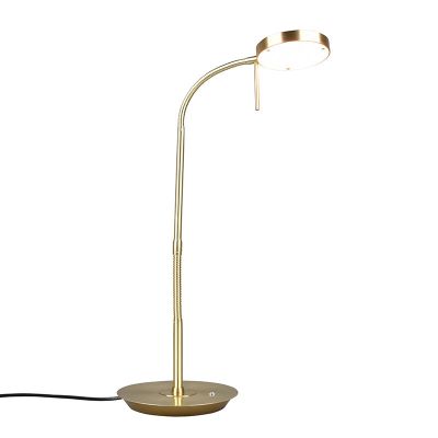 Lampă de masă modernă alamă, Bilge, 12W, LED cu nuanță de lumină reglabilă, con întrerupător