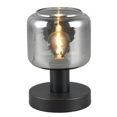 Lampă de masă design gri, Lahcen