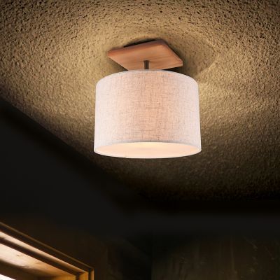 Lampă de tavan vintage nichel, Milco