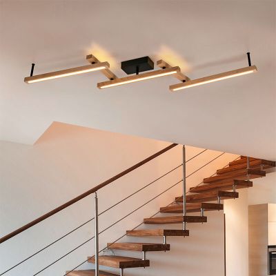 Lampă de tavan modernă maro, Kelley, 36W, LED reglabil de la alb cald la alb rece, con telecomando